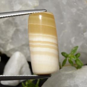 Ágata multicolorido natural 19,47ct, forma extravagante, translúcido