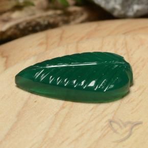 Ágata Verde médio Natural 5.23ct, Chique, Translúcido