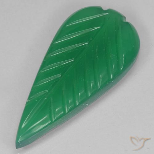 3.36ct Natural Verde médio Ágata, Chique, Translúcido