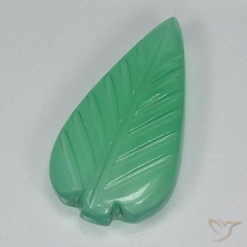 3.39ct Natural verde escuro Ágata, Chique, Transparente