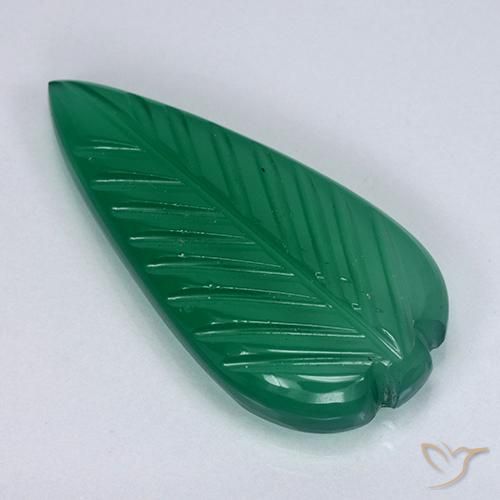 3.71ct Natural Verde floresta Ágata, Chique, Translúcido