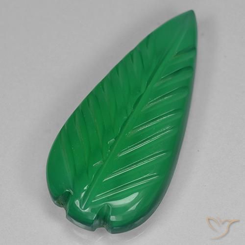 Ágata Verde médio Natural 3.60ct, Chique, Transparente