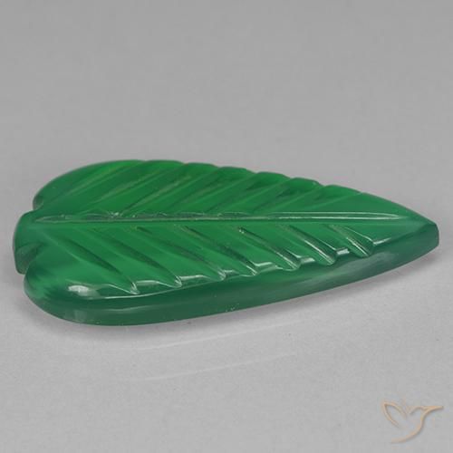 Ágata Verde médio Natural 3.60ct, Chique, Transparente