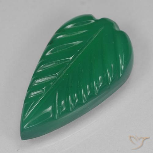 3.24ct Natural Verde médio Ágata, Chique, Translúcido