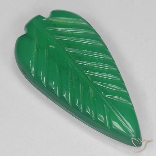 3.44ct Natural verde quente Ágata, Chique, Translúcido