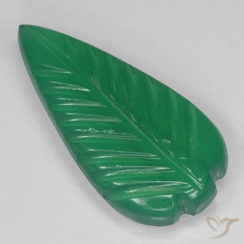 Ágata verde quente Natural 3.44ct, Chique, Translúcido