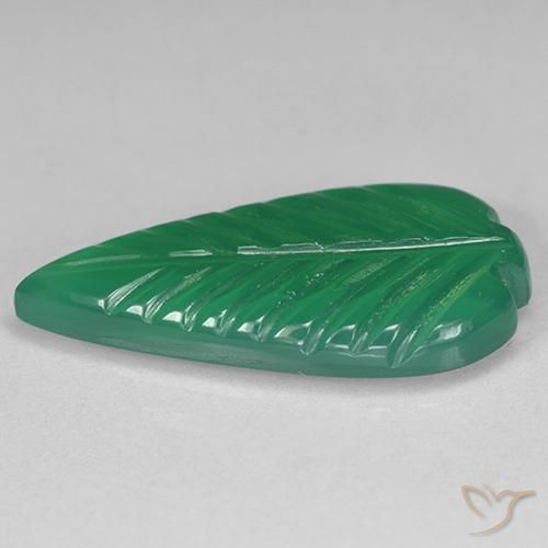 Ágata verde quente Natural 3.44ct, Chique, Translúcido