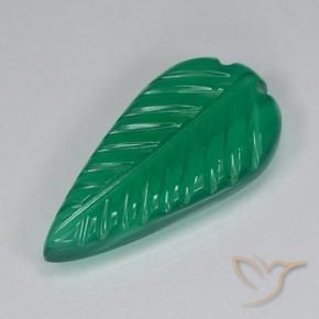 Ágata verde quente Natural 3.51ct, Chique, Translúcido