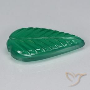 Ágata verde quente Natural 3.51ct, Chique, Translúcido