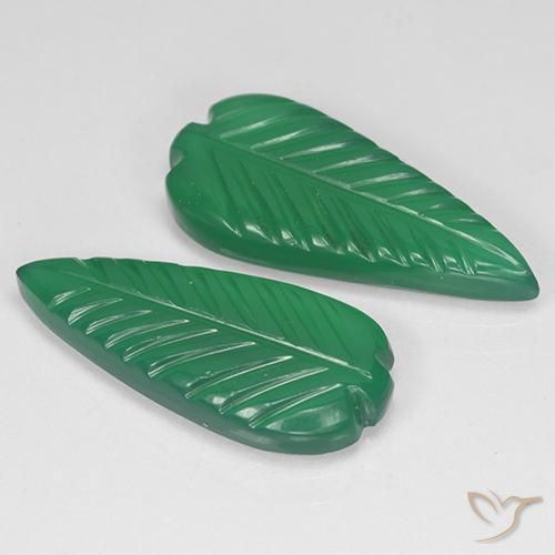 Pedras preciosas de ágata verde natural de 7,51 ct, forma extravagante, translúcido