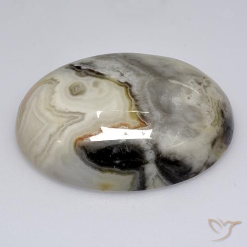 Ágata Multicolorido Natural 44.34ct, oval, Opaco