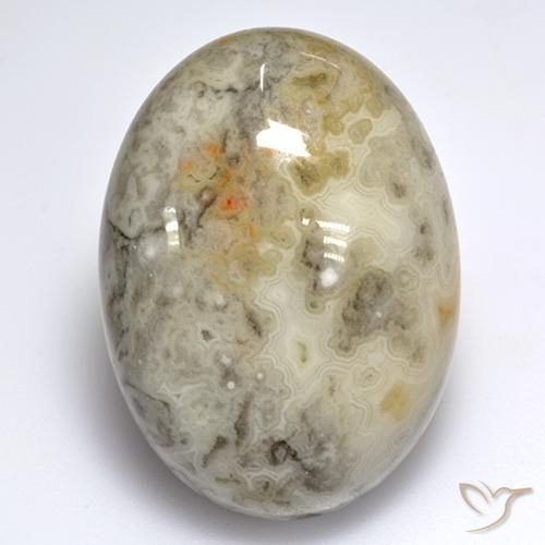 45.62ct Natural Multicolorido Ágata, oval, Opaco