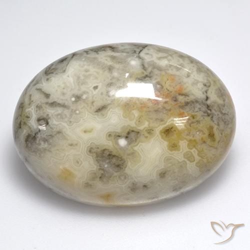 Ágata Multicolorido Natural 45.62ct, oval, Opaco
