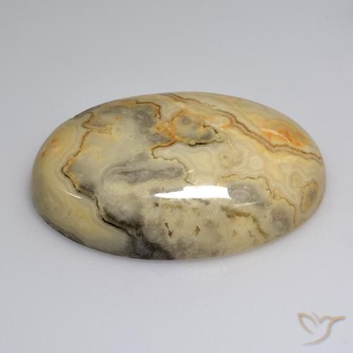 Ágata Multicolorido Natural 57.20ct, oval, Opaco