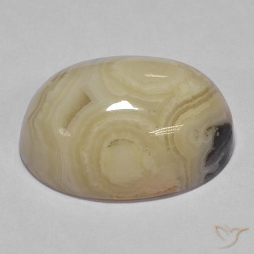 Ágata Multicolorido Natural 19.37ct, oval, Translúcido