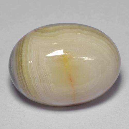 Ágata multicolorido natural 19,56ct, corte oval, opaco