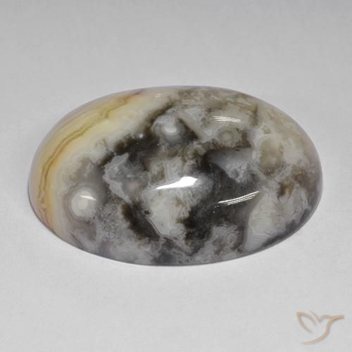 Ágata Multicolorido Natural 45.27ct, oval, Opaco