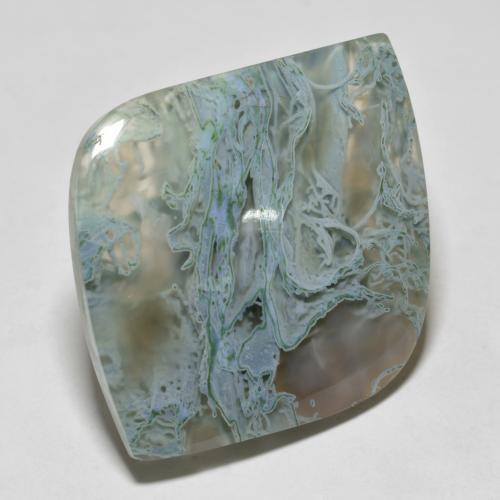 Ágata multicolorido natural 37,70ct, forma extravagante, translúcido