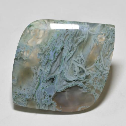 Ágata multicolorido natural 37,70ct, forma extravagante, translúcido
