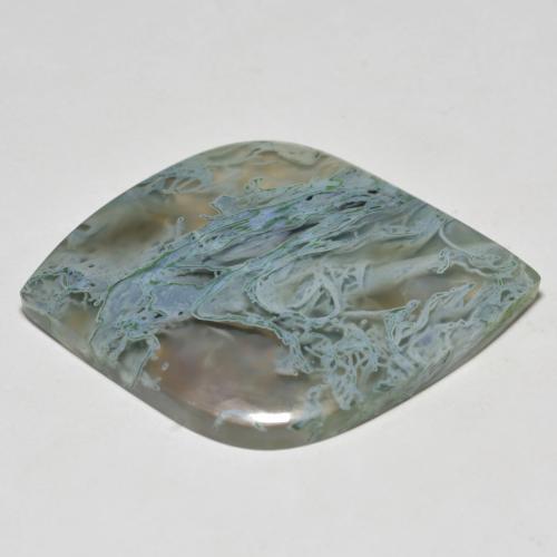 Ágata multicolorido natural 37,70ct, forma extravagante, translúcido