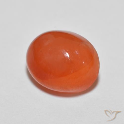 Ágata Laranja Médio Natural 2.22ct, oval, Opaco