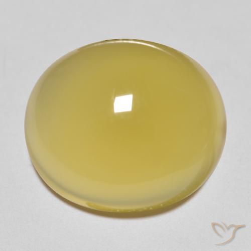 8.00ct Natural Luz Dourada Ágata, oval, Transparente