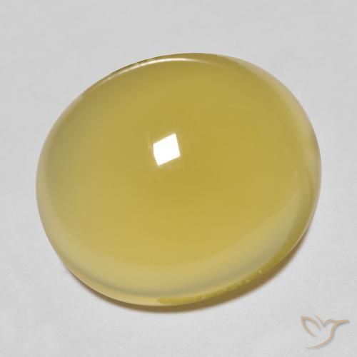 Ágata Luz Dourada Natural 8.00ct, oval, Transparente