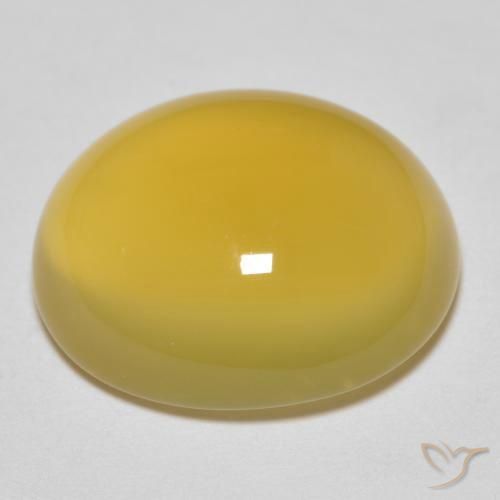 Ágata Luz Dourada Natural 8.00ct, oval, Transparente