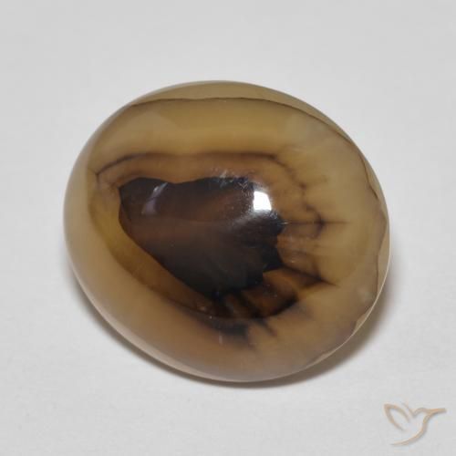 Ágata Multicolorido Natural 9.50ct, oval, Translúcido