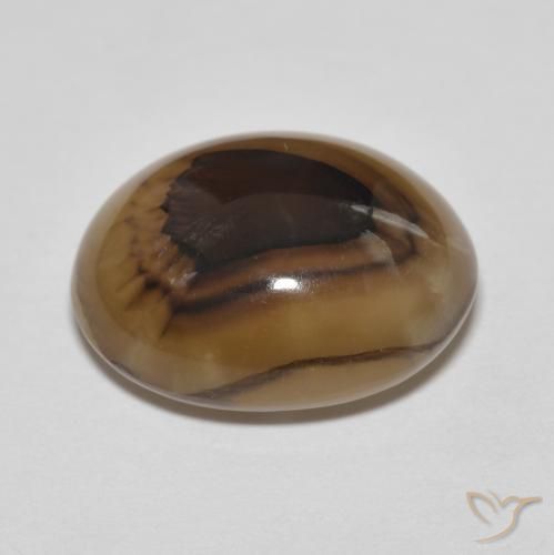 Ágata Multicolorido Natural 10.67ct, oval, Translúcido