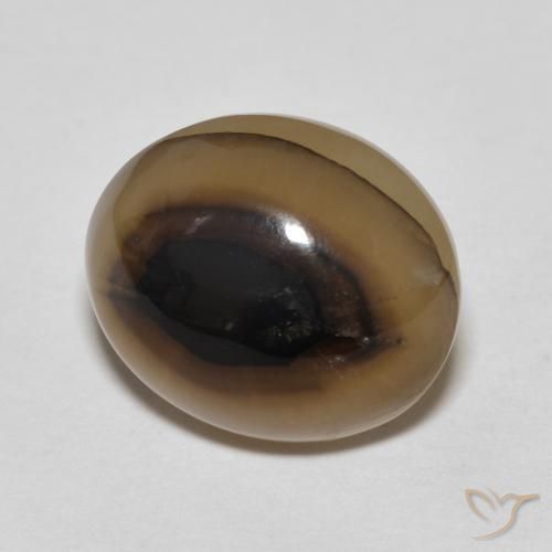 Ágata Multicolorido Natural 8.49ct, oval, Translúcido