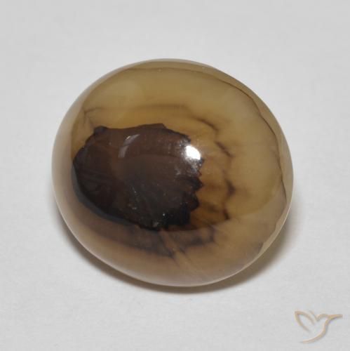 Ágata Multicolorido Natural 9.70ct, oval, Translúcido