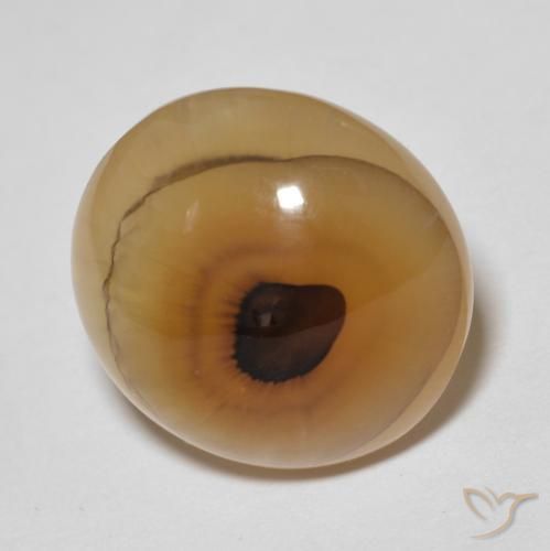 Ágata Multicolorido Natural 14.89ct, oval, Translúcido