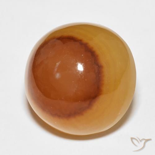 Ágata Multicolorido Natural 23.05ct, Redondo, Translúcido