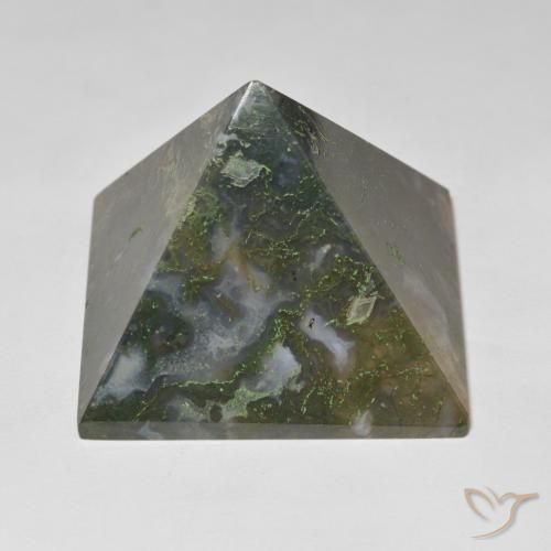 Ágata verde com vermelho Natural 128.79ct, Quadrado, Opaco