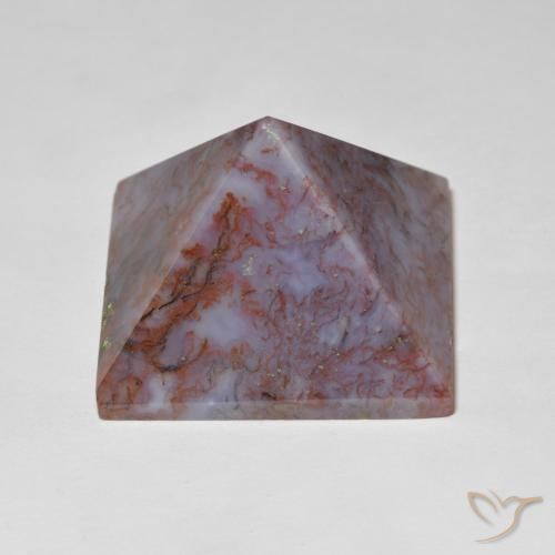 Ágata Multicolorido Natural 83.49ct, Quadrado, Opaco
