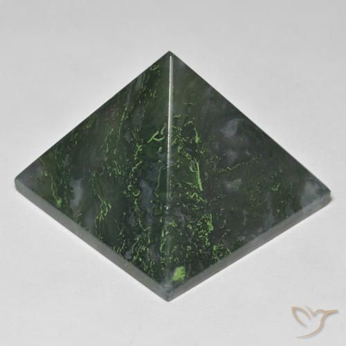98.71ct Natural Verde médio Ágata, Quadrado, Opaco