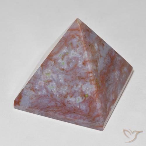 Ágata Multicolorido Natural 104.97ct, Quadrado, Opaco