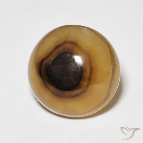 Ágata Multicolorido Natural 10.40ct, Redondo, Translúcido