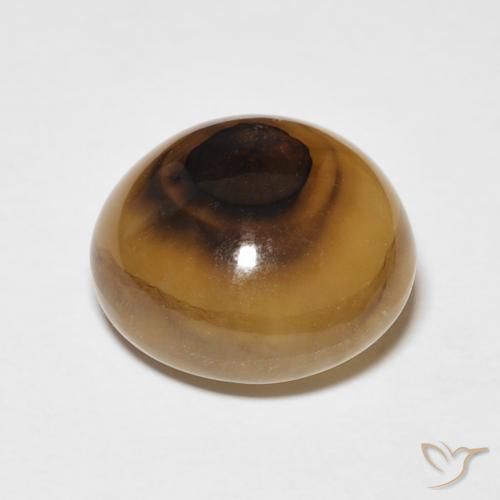 Ágata Multicolorido Natural 10.40ct, Redondo, Translúcido