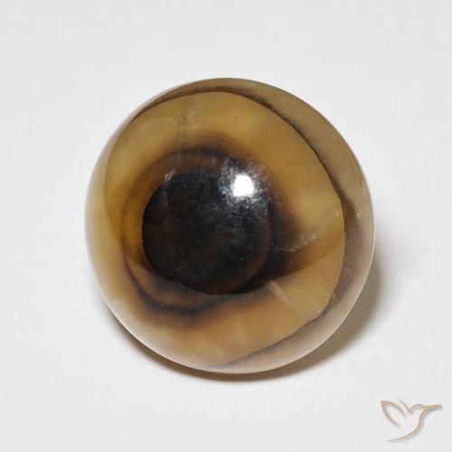 Ágata Multicolorido Natural 11.72ct, Redondo, Translúcido