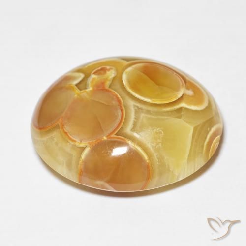 Ágata Multicolorido Natural 30.88ct, oval, Opaco