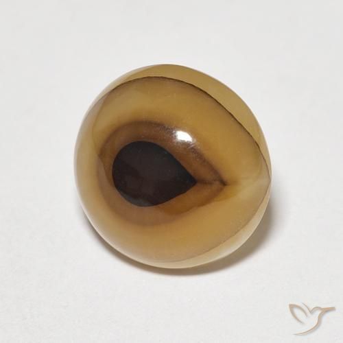 Ágata Multicolorido Natural 5.07ct, Redondo, Translúcido
