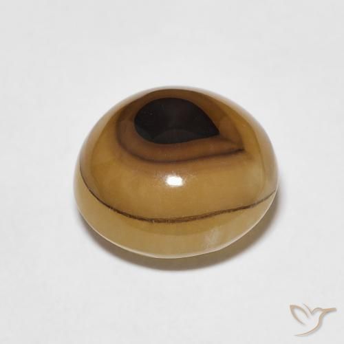 Ágata Multicolorido Natural 5.07ct, Redondo, Translúcido