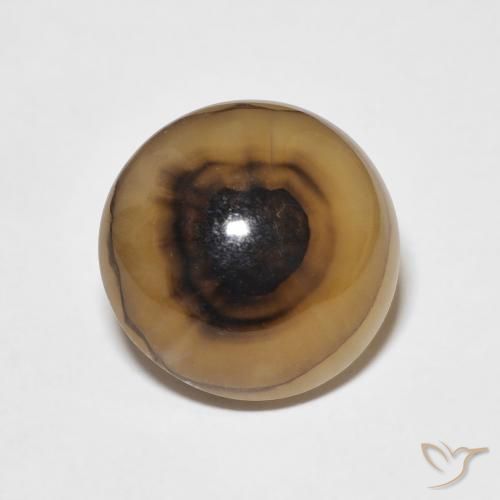8.00ct Natural Multicolorido Ágata, Redondo, Translúcido