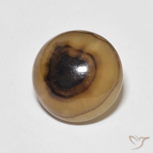 Ágata Multicolorido Natural 8.00ct, Redondo, Translúcido