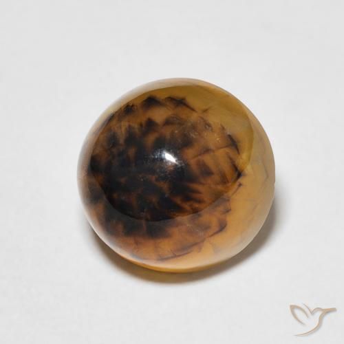 Ágata Multicolorido Natural 4.35ct, Redondo, Translúcido