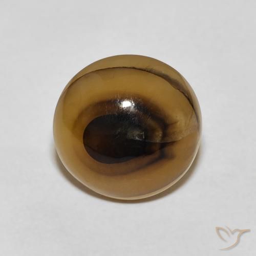 8.35ct Natural Multicolorido Ágata, Redondo, Translúcido