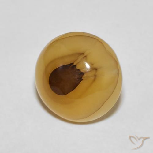 Ágata Multicolorido Natural 4.21ct, Redondo, Translúcido