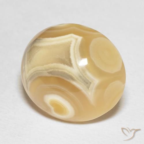 Ágata Multicolorido Natural 19.20ct, oval, Opaco